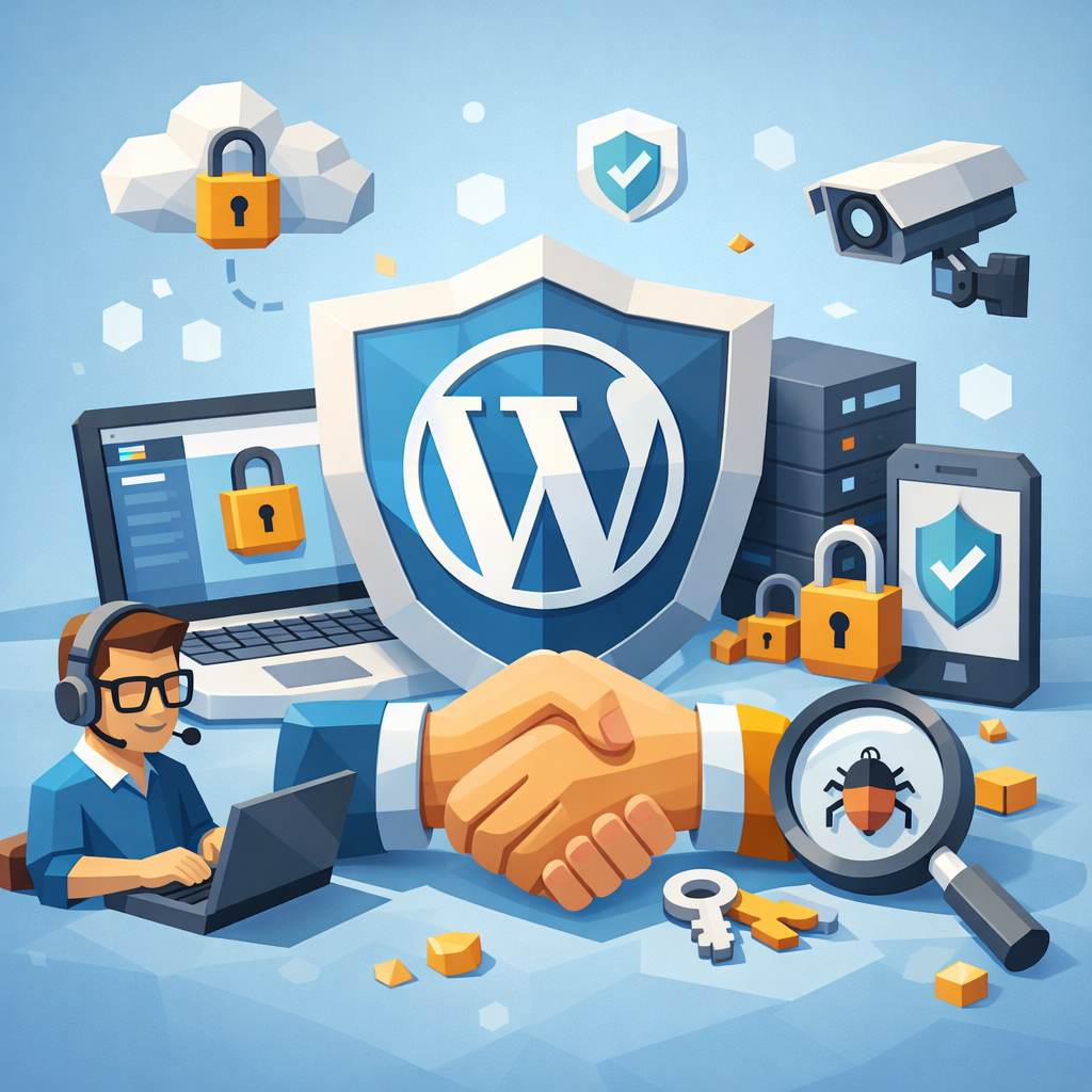 Cómo cobrar más por mantenimiento WordPress vendiendo seguridad gestionada (sin vender humo)