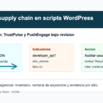 Alerta supply chain en scripts WordPress