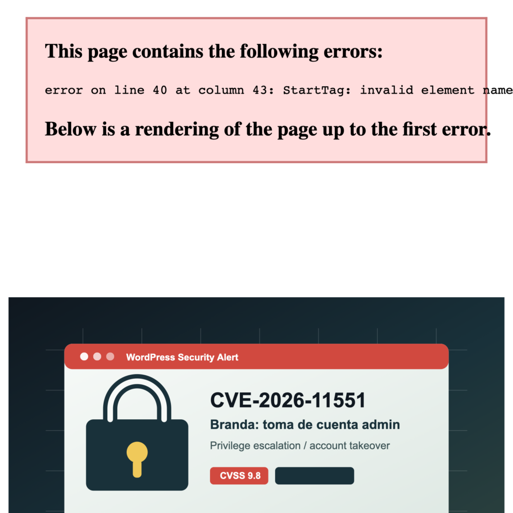 Alerta CVE-2026-11551 en Branda para WordPress