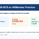 Alerta CVE-2026-5076 en ARMember Premium para WordPress