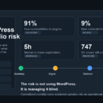 Riesgo real WordPress plugins temas y proceso