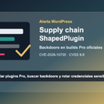Alerta supply chain ShapedPlugin